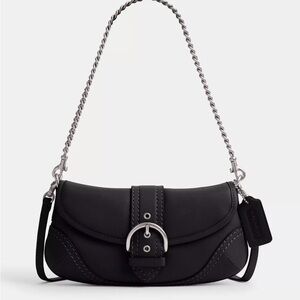 Coach Black Chain Strap Shoulder Bag